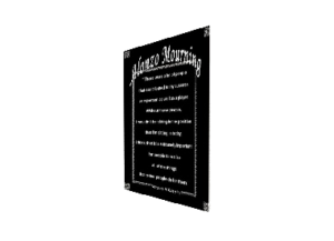 A MOURNING eGreeting Poster Print