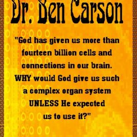B CARSON eGreeting Poster