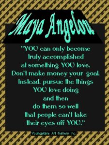 M ANGELOU eGreeting Poster