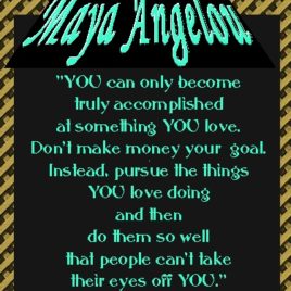M ANGELOU eGreeting Poster