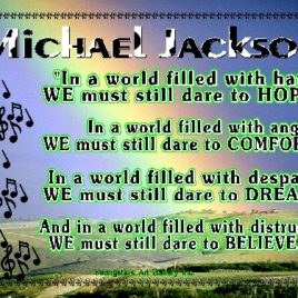M JACKSON eGreeting Poster