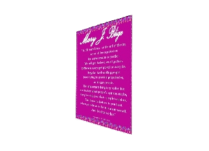 MJ BLIGE eGreeting Poster Print