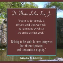MLK PEACE eGreeting Poster