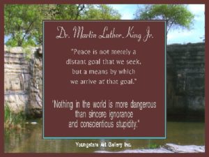MLK PEACE eGreeting Poster