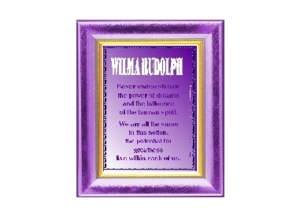 W RUDOLPH eGreeting Poster Frame