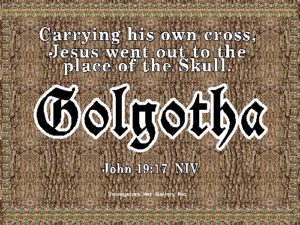 GOLGOTHA eGreeting Poster