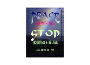 PEACE eGreeting Poster Email