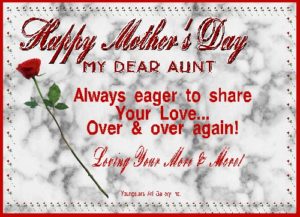 AUNT eGreeting Card