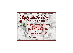 AUNT eGreeting Card Email