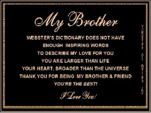 BROTHER eGreeting Poster
