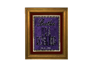 BROTHER eGreeting Poster Frame