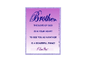 BROTHER eGreeting Poster Email