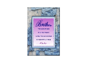 BROTHER eGreeting Poster Frame