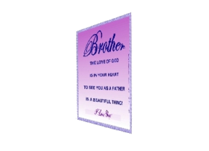 BROTHER eGreeting Poster Print