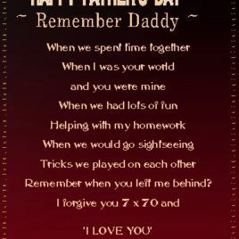 FATHER eGreeting Poster