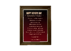 FATHER eGreeting Poster Frame