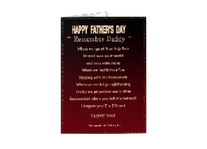 FATHER eGreeting Poster Print