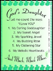 GODDAUGHTER eGreeting Poster