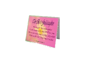 GODDAUGHTER eGreeting Card Print