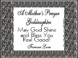 GODDAUGHTER eGreeting Poster