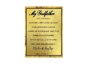 GODFATHER eGreeting Poster Email