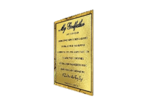 GODFATHER eGreeting Poster Print