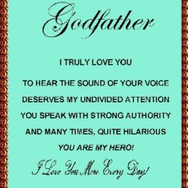 GODFATHER eGreeting Poster
