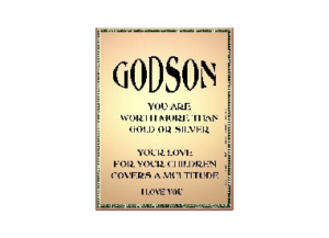 GODSON eGreeting Poster Email