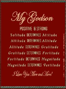 GODSON eGreeting Poster