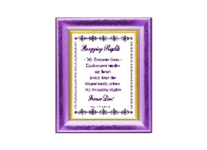 GRANDDAUGHTER eGreeting Poster Frame