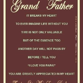 GRANDFATHER eGreeting Poster
