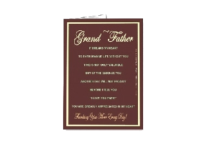 GRANDFATHER eGreeting Poster Print