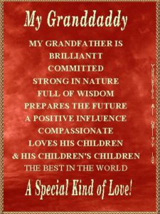 GRANDFATHER eGreeting Poster