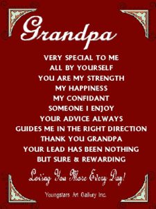 GRANDFATHER eGreeting Poster