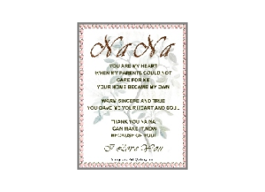 GRANDMOTHER eGreeting Poster Email
