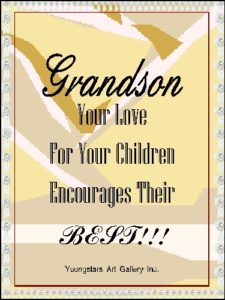 GRANDSON eGreeting Poster