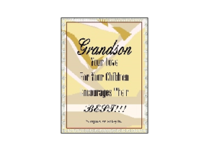 GRANDSON eGreeting Poster Email
