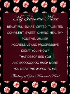 NIECE eGreeting Poster
