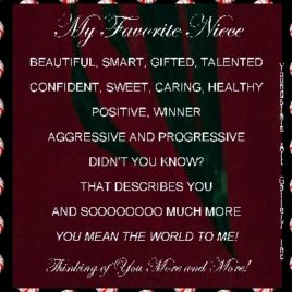 NIECE eGreeting Poster