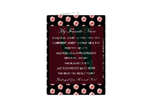 NIECE eGreeting Poster Print