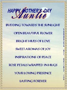 AUNT eGreeting Poster