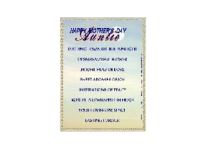 AUNT eGreeting Poster Email