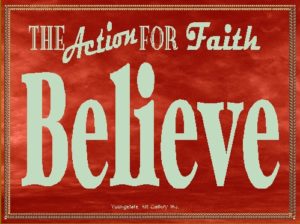 BELIEVE eGreeting Poster