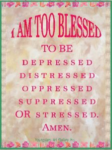 BLESSED eGreeting Poster
