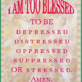 BLESSED eGreeting Poster