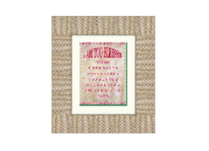 BLESSED eGreeting Poster Frame