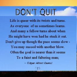 DQUIT2 eGreeting Poster