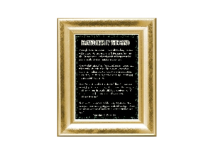 FOOTPRINTS eGreeting Poster Frame