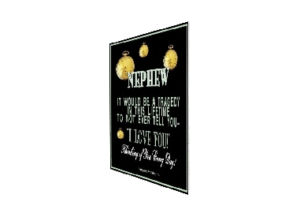NEPHEW eGreeting Poster Print