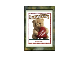 HEARTS eGreeting Poster Frame